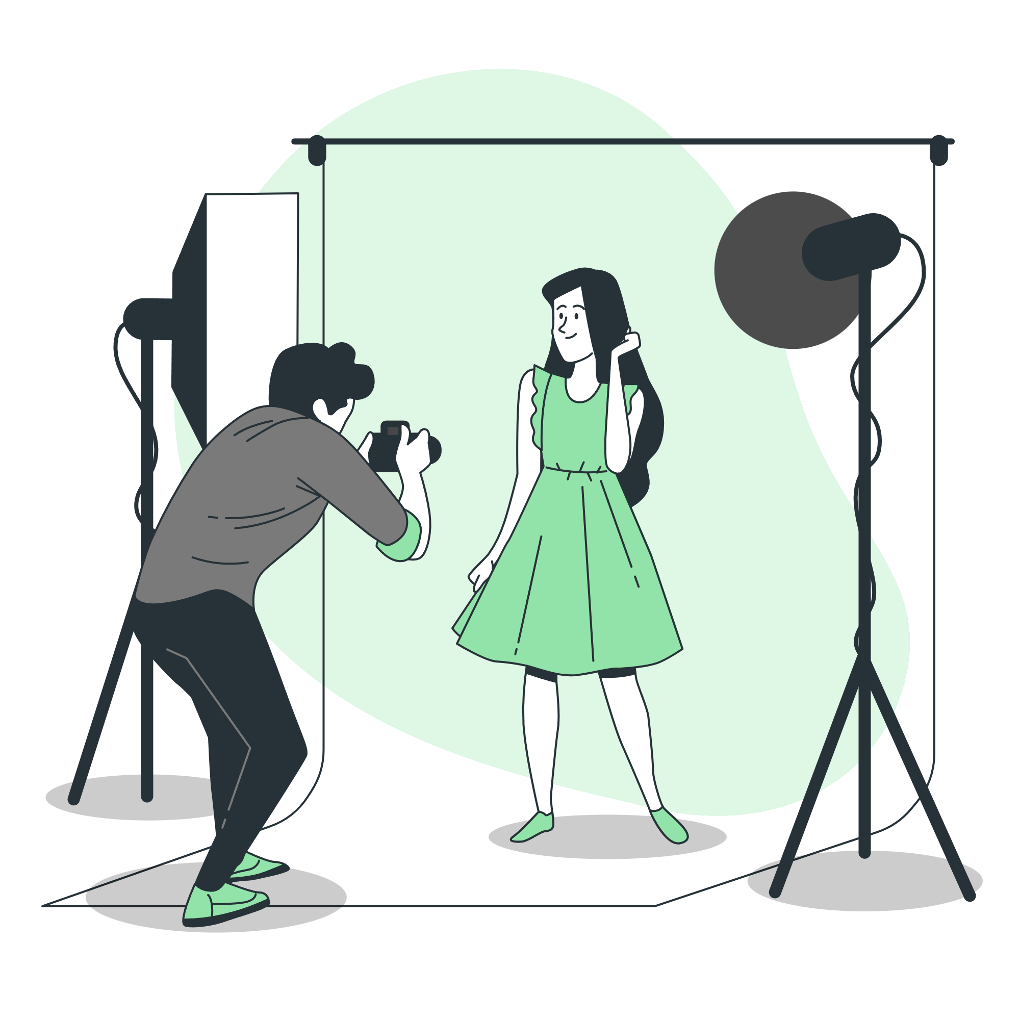 Photographe en action